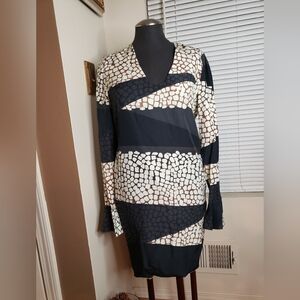 DvF Crackle Landscape Design Dress